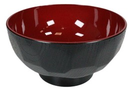 Japanese Small Dotted Grain Pattern Black Red Lacquer Copolymer Plastic ... - $17.09 CAD