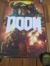 2016 Doom Bethesda Studios Video Game Double Sided Poster 22 1/2&quot; X 33 1/2&quot; - £38.71 GBP