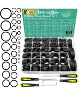 1540 Pcs Nitrile Rubber O-Ring Assortment Kit for Automotive and Plumbin... - $35.29