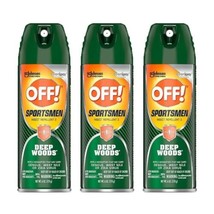 OFF! Deep Woods Sportsmen Insect Repellent Aerosol, 6 Ounce (Pack of 3) - £20.68 GBP