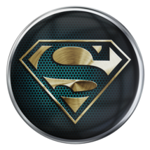 4 x 52 mm Domed  by Superman Decal Sticker for Rims - Wheel Caps - Wheel Center  - £11.11 GBP