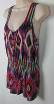 Forever 21 Romper Jumpsuit sleeveless tank Multicolored Womens Size S - $7.87