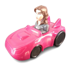 Disney McDonald&#39;s Wreck it Ralph Fuchsia Red Car Shank w/ Figure 2.5&quot; 2018 Loose - £2.30 GBP