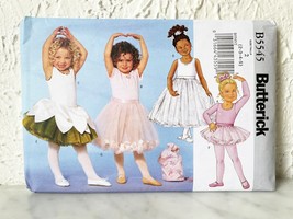 Butterick Kids Leotard Skirt Bag Tutu Ballerina Sewing Pattern #B5545 2-5 Uncut - £7.48 GBP