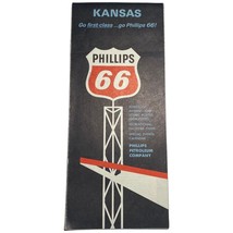 Vintage Kansas Road Map 1965 Phillips - £11.79 GBP