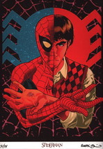 Tony Harris LE #21/25 SIGNED Amazing Spiderman Marvel Comic Fine Art Print - £46.71 GBP