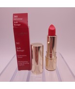 Clarins Joli Rouge Moisturizing Long Wearing Lipstick 741 RED ORANGE - $21.55 CAD