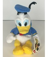 Disney Park Mouseketoys Donald Duck Bean Bag Toy Plush Stuffed Animal Di... - £3.92 GBP