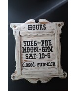 Vtg Hobby Shop Store Hours Advertising Unusual Find Business Salvage - $936.27 MXN