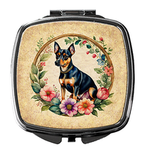 Miniature Pinscher Square Compact Mirror - £12.29 GBP