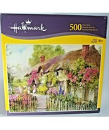 Hallmark Jigsaw Puzzle 500 Piece - Country Cottage 18&quot; x 24&quot; - £4.69 GBP