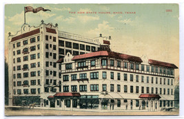 New State House Hotel Waco Texas 1910c postcard - £5.42 GBP