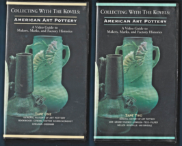 2 VHS-American Art Pottery-Tapes 1, 2-Collecting With the Kovels-Rockwoo... - $23.13