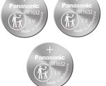 Panasonic CR1632-3 CR1632 3V Lithium Coin Battery (Pack of 3) - £6.40 GBP