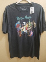 Rick And Morty Size L Gray T Shirt Short Sleeve Large Adult Purple Junct... - £16.80 GBP