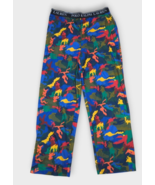 Polo Ralph Lauren boys large fleece pajama bottoms pants multi colored l... - $9.89