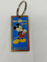 Keychain Mickey Mouse Audrey Walt Disney World  Metal Vintage - $11.35