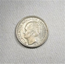 1944-S Netherlands Silver 10 Cents GEM UNC Coin .640 Fine AL725 - £38.06 GBP