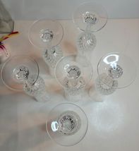 Elegant Crystal Champagne Flutes Cristal d'Arques-LongChamp Set of 6 image 6