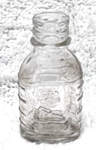 Antique Tiny Bottle w Embossed Little Boy Sitting In Profile 2&quot; Tall Bab... - $9.41
