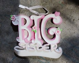 Big Sister Easy To Personalize Christmas Tree Ornament New - £9.32 GBP