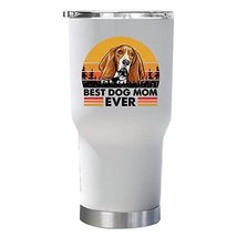 Best Basset Hound Dog Mom Ever Tumbler 30oz With Lid Gift For Pet Paw Lover, Pin - £23.64 GBP