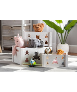 Edona Oak Brown and Multi-Colored Wood 4-Drawer Storage Unit - $1,123.41 MXN