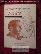 Saturday Review September 16 1950 Louis Fischer Dixon Wecter - £6.83 GBP