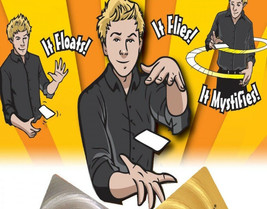Magic Mystifying Floating Flying Card Trick Gimmick &amp; Video Tutorial WATCH DEMO - £19.17 GBP