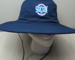 Port Authority S/M Blue Outdoor Wide-Brim Hat Mesh top SoCon Southern Co... - $19.79