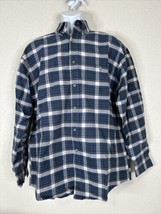 Wrangler Twenty X Men Size L Check Plaid Button Up Shirt Sz Tag Missing - £5.41 GBP