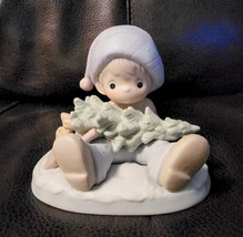 Precious Moments  522112 Figurine  Don&#39;t Let The Holidays Get You Down Mnt - $13.07