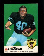 1969 Topps #30 Pete Banaszak Vg (Rc) Raiders *X105705 - £5.29 GBP