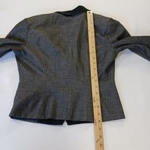 Express RN#55285 Women's Gray Cotton Blend 2-Button Blazer Jacket Size 4 image 8