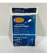 3 Pack Panasonic Type U, U-3 and U-6 Upright Vacuum Cleaner Bags 816 Env... - £6.25 GBP