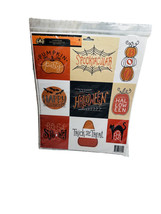 Halloween Window Clings Decorations Large Set 9 Sheets Witch, Pumpkins, Ghosts - £10.72 GBP