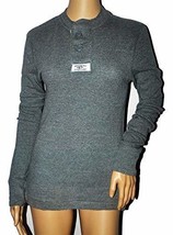 Aeropostale Unisex 2 Button Thermal Henley Gray or Wine Small to XL - £18.95 GBP