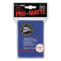 Ultra Pro Deck Protector: PRO: Matte Blue (50) - $7.99
