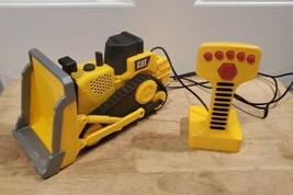 CAT Caterpillar Construction Bulldozer ~ Sound &amp; Motion wired RC Remote ~ 10&quot; - £11.40 GBP