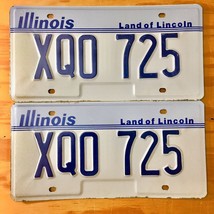 1983 United States Illinois Land of Lincoln Passenger License Plate XQ0 725 - £12.12 GBP