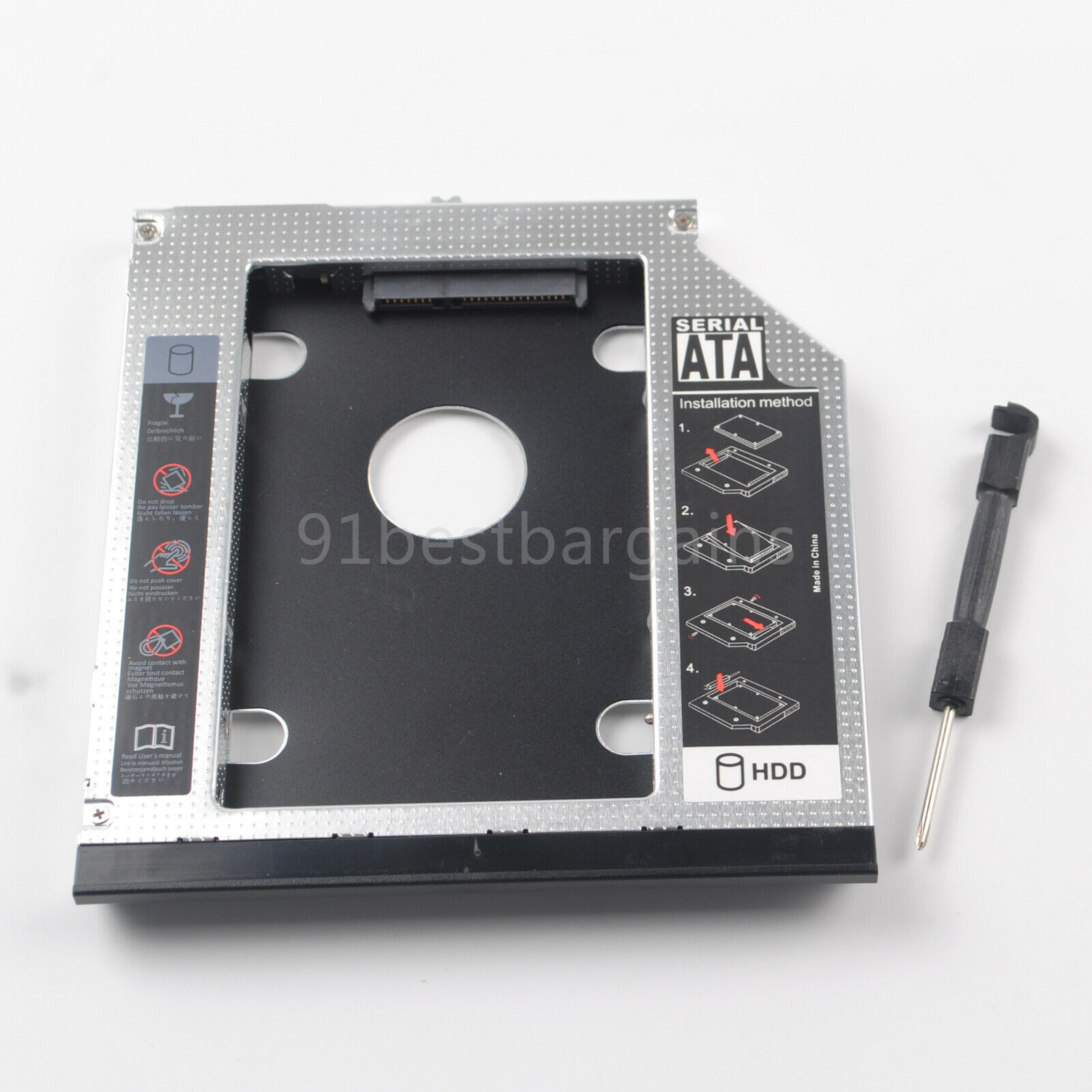 2Nd Hdd Ssd Hard Drive Caddy For Lenovo Thinkpad L440 L540 With Bezel Faceplate - $17.99
