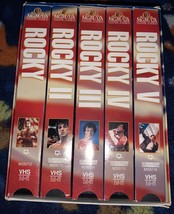 The Rocky Anthology (VHS, 1996, 5-Tape Set) - £7.47 GBP
