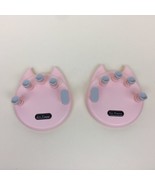 Set Of 2 Pink Piano Finger Exerciser Silicone Tips Pig Shaped New Open Box - $7.91