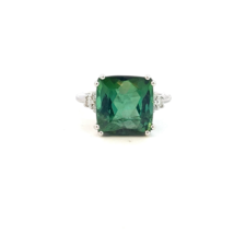 Natural Tourmaline Diamond Ring 7 14k WG 8.27 TCW Certified $5,950 311035 - £2,334.08 GBP
