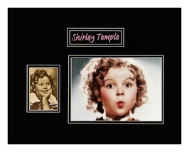 Shirley Temple Original Autograph Double Matted and Museum Framed - £553.16 GBP