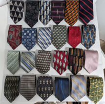 Wholesale Lot of 50 Assorted Men&#39;s Neckties Ties Resale or Crafts New RE... - £37.91 GBP