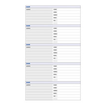 Debden A4 Telephone Address Dayplanner Refill - £29.96 GBP