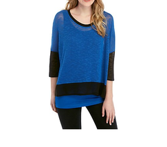 Grace Elements Layered Look 2 Piece Knit Top w/Cami Nwt Small - £8.86 GBP