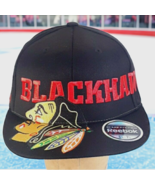 NHL Chicago Blackhawks 210 Fitted Reebok Hat - Adult S/M (6 7/8 - 7 1/4) - £6.24 GBP