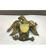 Vintage BRASS Bald EAGLE Door KNOCKER Needs REPAIR - £19.38 GBP